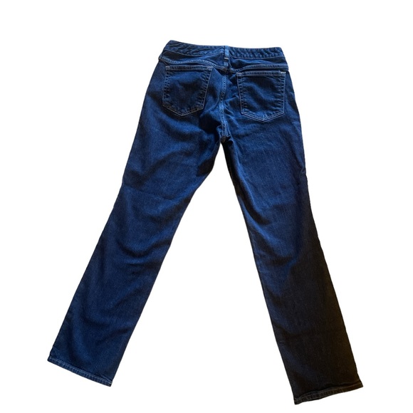 Eddie Bauer Sz:8 Curvey Slim Straight Blue Jeans - Picture 9 of 13